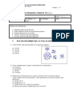 División prueba 5° básico Liceo María Reina