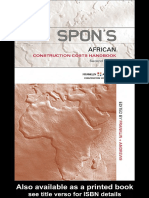African Construction Cost Handbook