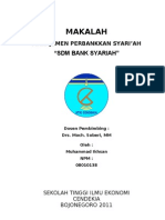 Download MAKALAH manajemen perbankan syariah SDM by Ikhsan IndosanNet Multimedia SN53177295 doc pdf