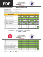 Department of Education DIVISION OF - : Maintenance Schedule Plan