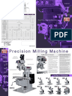 Precision Milling Machine: Profile Dimensions