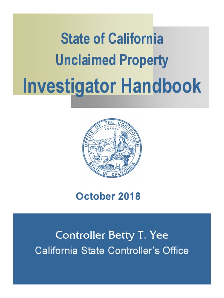 Guide Investigator Handbook | PDF | Probate | Identity Document
