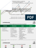 Implantação de indicadores de qualidade em farmácia hospitalar