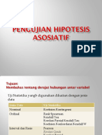 Pengujian Hipotesis Asosiatif