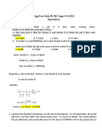 Engg Econ Quiz 1 ME Equiv Aug26.2021