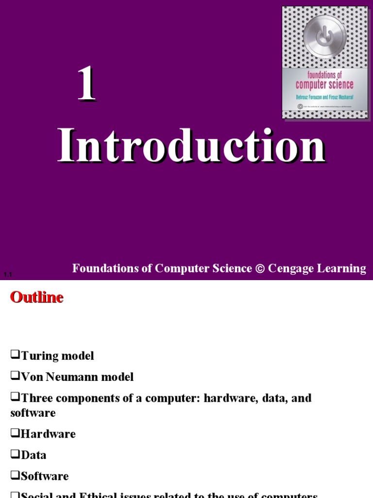 Foundations of Computer Science: Cengage Learning | PDF | Computer Data ...