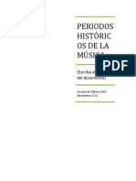 Periodos Históricos de La Música