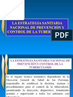 La Estrategia Sanitaria Nacional de Prevención Y Control de La Tuberculosis