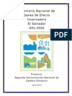 Inventario de Gases de Efecto Invernadero Año 2000-Informe Descriptivo