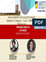 Indian Economy - Masterclass Session - LPG Model