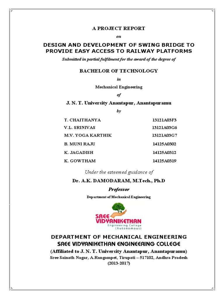 B Tech Thesis | PDF | Computer Aided Design | Civil Engineering