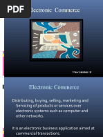 Electronic Commerce: Uma Lakshmi K