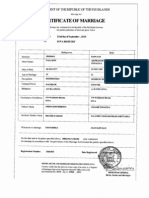 Freeman's Marriage Certificate
