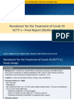 Remdesivir For The Treatment of Covid-19 ACTT-1-Final Report (Multinational)