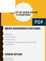 Survey of Afro-Asian Literature