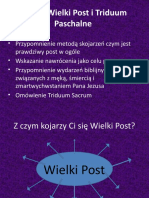 Wielki Post I Triduum Paschalne