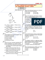 Allen: Code: D-1 Kcet - 2020 Test Paper With Answer Key (Held On Thursday 30july, 2020)