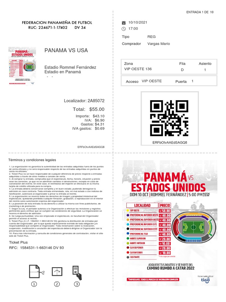 Tickets 2A85072 PDF Marketing Panamá