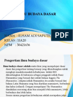 Ilmu Budaya Dasar