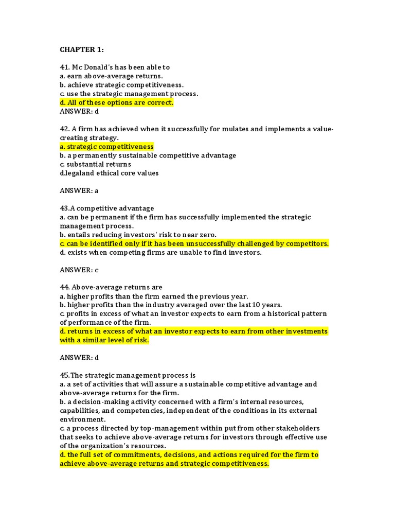 All Keller Homeworks | PDF | Strategic Management | Competitive 