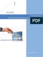 ARM 3700 Microtome Technical Specs