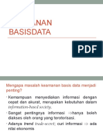 Pert 6 Pengamanan Sistem Basisdata