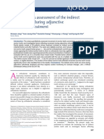 Anchorage Loss Assessment of The Indirect Anchor Tooth During Adjunctive Orthodontic Treatment