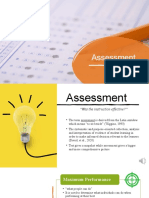 Assessment and Evaluation