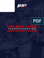 His Fat Loss Transformation Supplement Guide