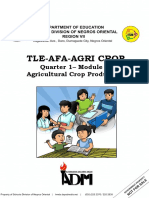 Tle-Afa-Agri Crop: Quarter 1 - Module 2: Agricultural Crop Production