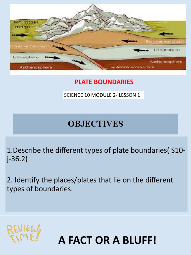 Plate Boundaries Explained | PDF | Plate Tectonics | Tectonics