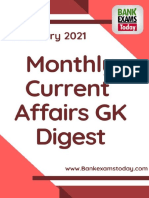 Monthly Current Affairs GK Digest February 2021