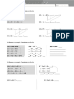 Cálculos matemáticos