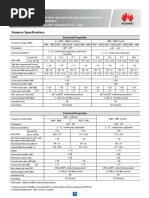 Specification Sheet XXXXDWH 17 65V IVT | PDF | Antenna (Radio ...