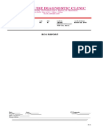 St. Louise Diagnostic Clinic: Ecg Report