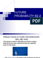 Future tense predictions and probability expressions