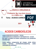 Química orgánica: ácidos carboxílicos