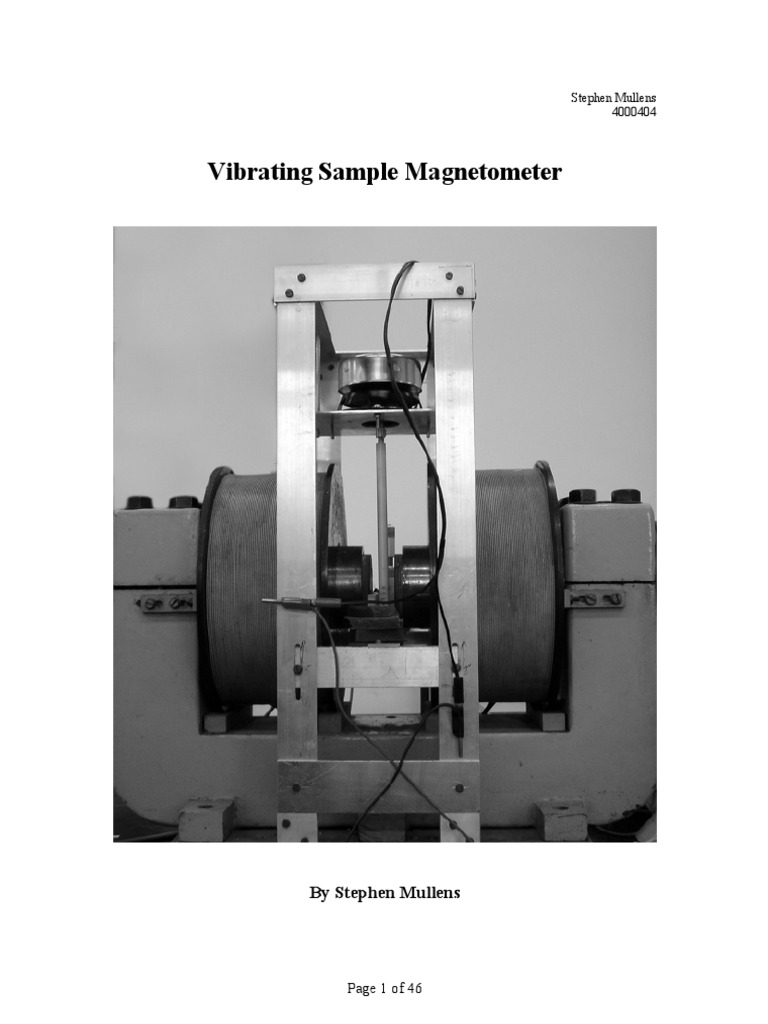 Vibrating Sample PDF