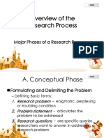 Overview of The Research Process