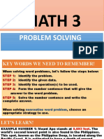 Math 3T - Problem Solving