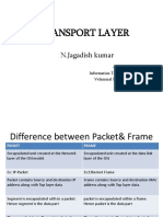 Transport Layer: N.Jagadish Kumar