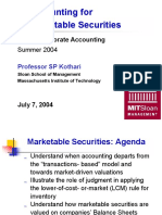 Accounting For Marketable Securities