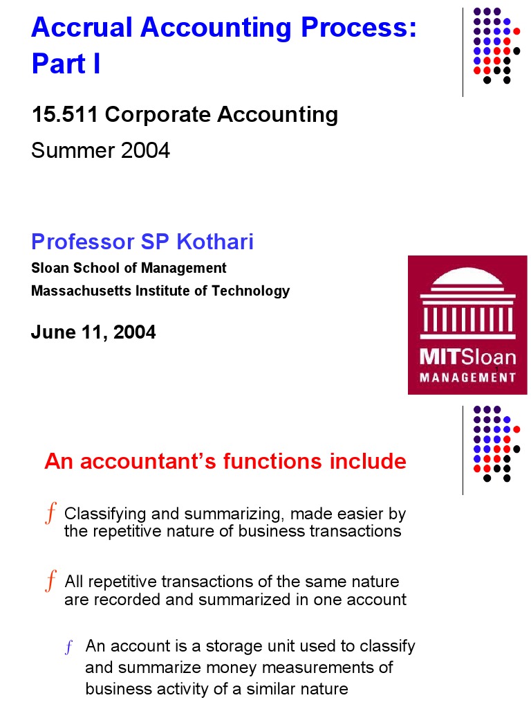 Accrual Accounting Process | PDF | Finance & Money Management