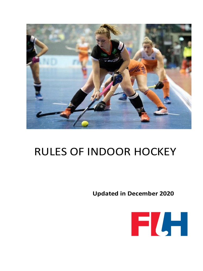 Fih Rules of Indoor Hockey Dec 2020 PDF Teams Sports Rules And