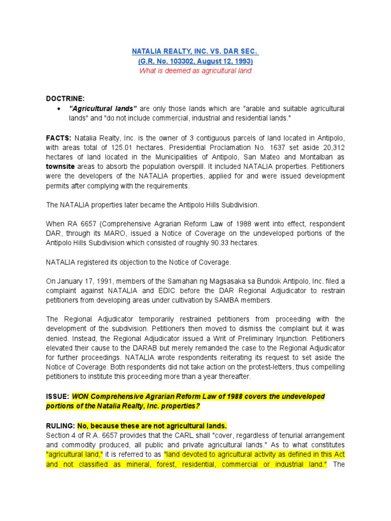 Natalia Realty PDF Lease Leasehold Estate