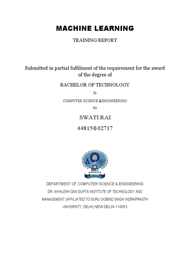 Machine Learning | PDF | Machine Learning | Deep Learning