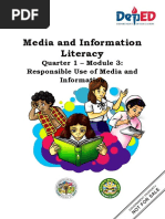 Media and Information Literacy Week 3