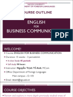 Course Outline - English For Business Communication (20-24)