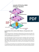 5 Main Components of Active DAS (Distributed Antenna System