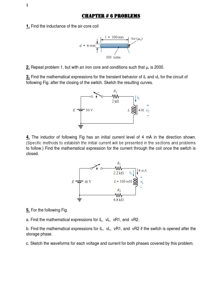Chp02 Inductors (Notes) Download Free PDF Inductance Inductor